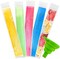 60 Pack Ice Pop Mold Bags & Funnel Disposable Ice Mold Bags for Freeze Yogurt Sticks Juice Fruit Candy DIY Smoothies Healthy Snacks Freezer Tubes with Zip Seals DIY Pouches BPA Free Freeze Molds